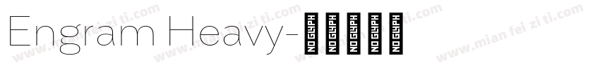 Engram Heavy字体转换